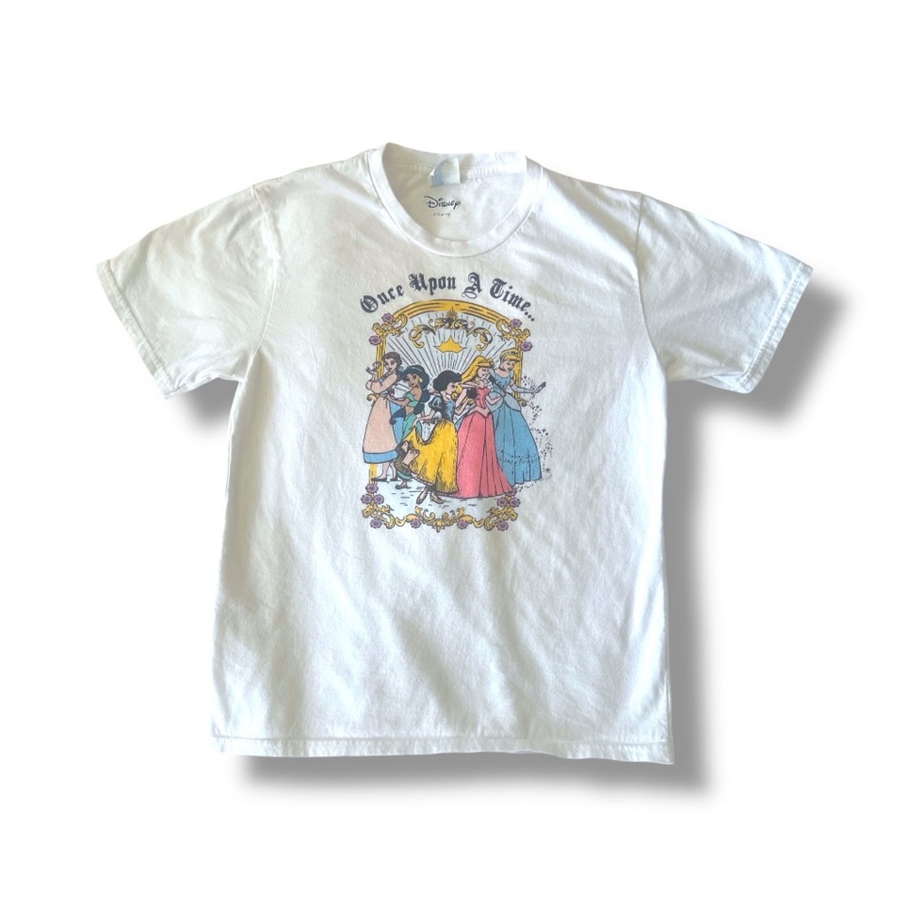 Disney White Tee with Princess Design